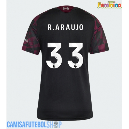 Camisa de time de futebol Liverpool Ronald Araujo #33 Replicas 3º Equipamento Feminina 2026-27 Manga Curta